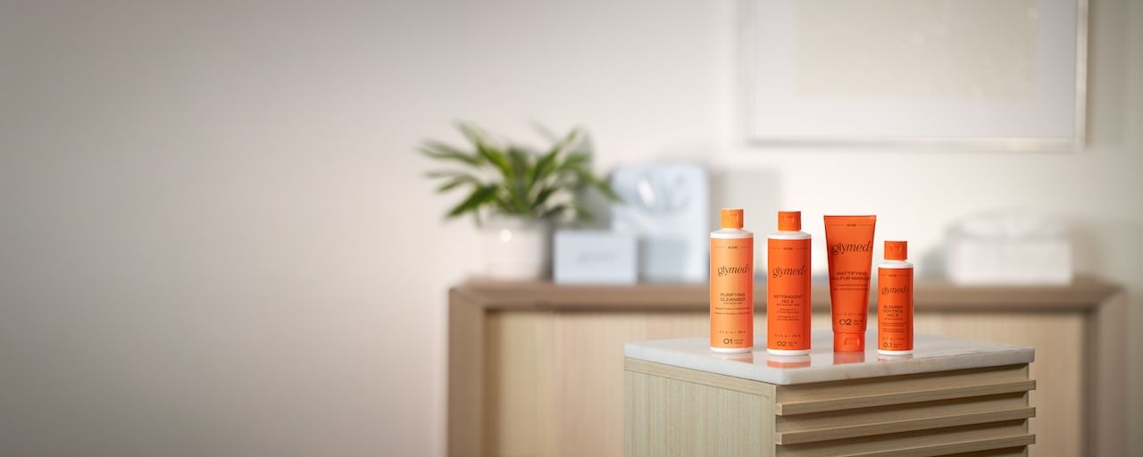 glymed+ acne-care product lineup